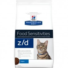 HILLS ПД сух. д/кошек z/d  лечение пищевой алергии 2 кг 