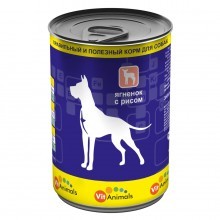 Vit Animals  консервы д/собак Ягненок с рисом 750 г