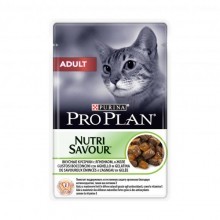 PRO PLAN д/кошек Nutrition Savour Adult Ягненок желе 85 г