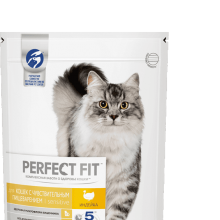 PERFECT FIT д/кошек с чувствительным пищеварением Индейка 1,2 кг