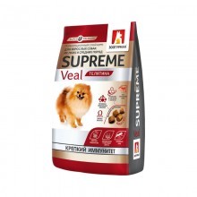 ЗООГУРМАН Supreme сухой корм для собак мелких и средних пород Телятина 1.2 кг