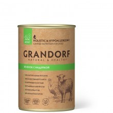 GRANDORF консервы д/собак Ягненок с Индейкой 400 г