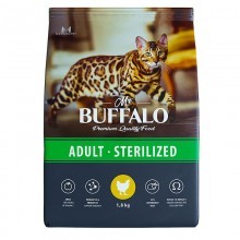 Mr.Buffalo В 113 ADULT STERILIZED сух.д/кошек Курица 1,8 кг