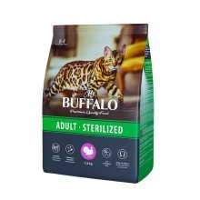 Mr.Buffalo В 116 ADULT STERILIZED сух.д/кошек Индейка 1,8 кг 