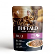 Mr.Buffalo 90102/В303 д/кошек чувст.пищев. Индейка в соусе 85 г