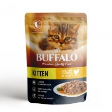 Mr.Buffalo 90164/В309 д/котят Цыплёнок в соусе 85 г