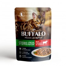 Mr.Buffalo 90133/В306 д/кошек STERILIZED Говядина в соусе 85 г