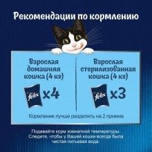 FELIX корм д/кошек Sensations Лосось/Треска в желе 85 г 