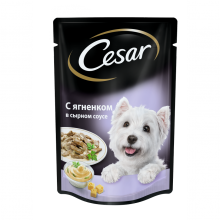 CESAR корм д/собак Ягненок в сырном соусе 85 г