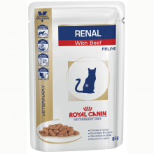 ROYAL CANIN консервы д/кошек Renal при хронической почечной недостаточночти Говядина 85 г